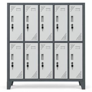Locker Metálico 10 Puertas, 5 Cuerpos L500-2
