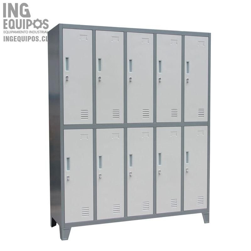 Locker Metálico, 5 Cuerpos, 10 Puertas L500-2