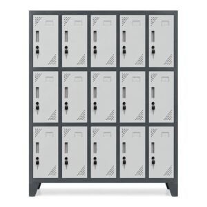Locker Metálico 15 Puertas, 5 Cuerpos L500-3