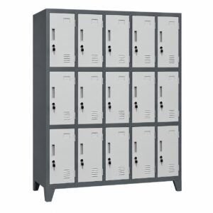 Locker Metálico 15 Puertas, 5 Cuerpos L500-3