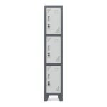 Locker metálico L100-3 de 3 puertas