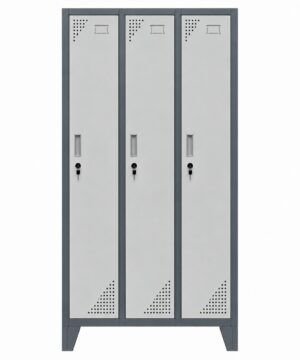 Locker Metálico 3 Puertas, 3 Cuerpos L300-1