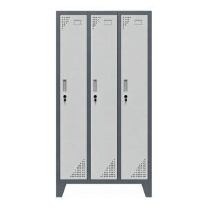 Locker Metálico 3 Puertas, 3 Cuerpos L300-1