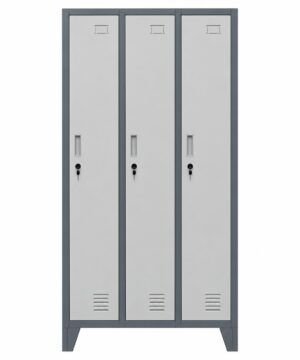 Locker Metálico 3 Puertas, 3 Cuerpos L300-1