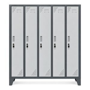 Locker metálico de 5 puertas L500-1