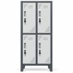 Locker metálico L200-2 de 4 puertas