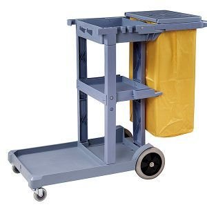Carro Porta útiles con tapa Carro de Aseo