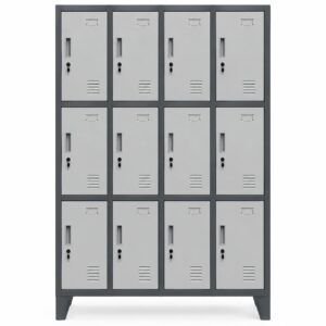 Locker Metálico 12 Puertas, 4 Cuerpos L400-3