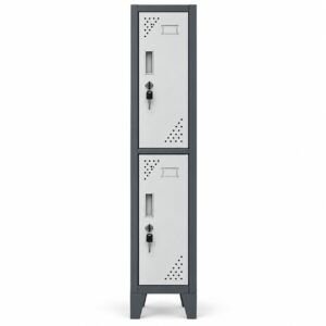 Locker Metálico 2 Puertas, 1 Cuerpo L100-2