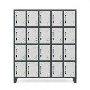 Locker Metálico 20 Puertas, 5 Cuerpos L500-4