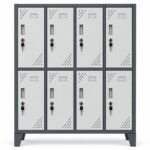 Locker metálico L400-2 de 8 puertas