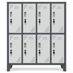 Locker Metálico 8 Puertas, 4 Cuerpos L400-2
