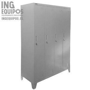 Locker Metálico, 4 Cuerpos, 4 Puertas L400-1
