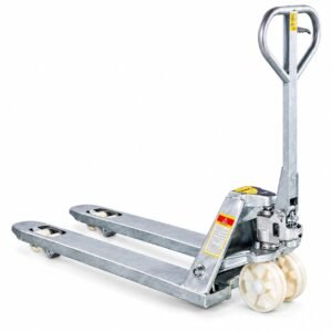 Transpaleta Manual Galvanizada 2500 kg – Base Ancha 68 cm