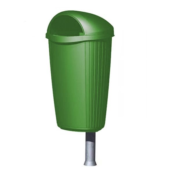 BASURERO VERDE 50 LITROS