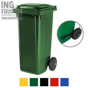 Contenedor de basura 120 litros con pedal