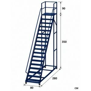 Escalera Tipo Avión Certificada de 3,5 Metros