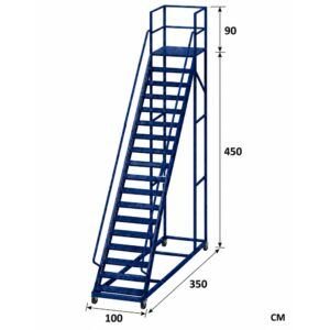 Escalera Tipo Avión Certificada de 4.5 Metros