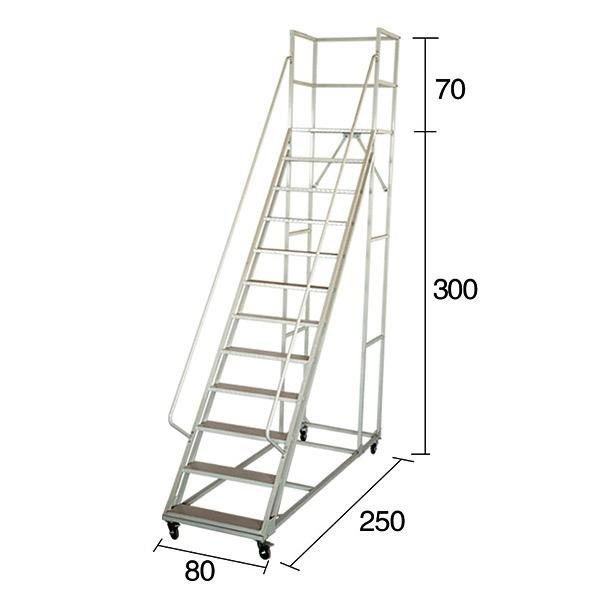 Escalera Tipo Avión Certificada de 3 Metros