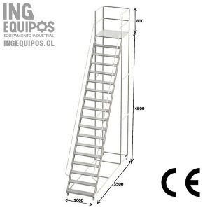 Escalera Tipo Avión Certificada de 4.5 Metros