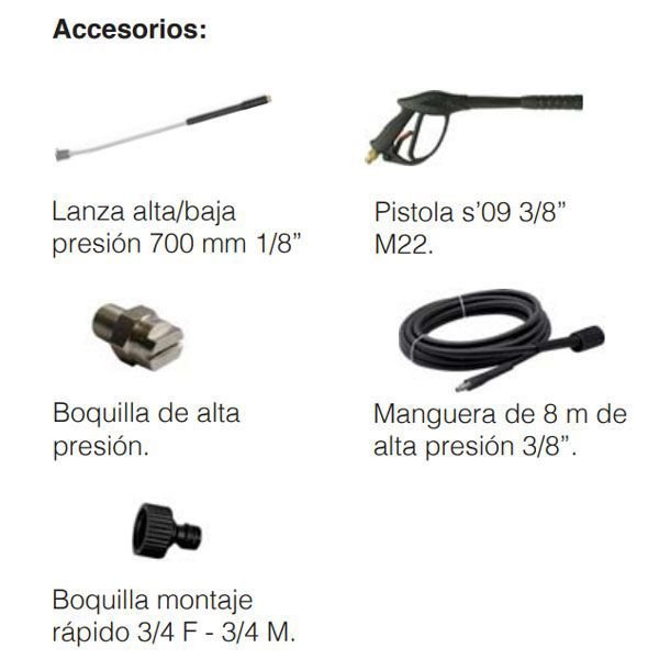 Hidrolavadora Agua Caliente Semi-Profesional 150 Bar ACCES