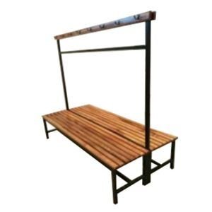BANCA DOBLE  CON PERCHERO   1.50 MTS