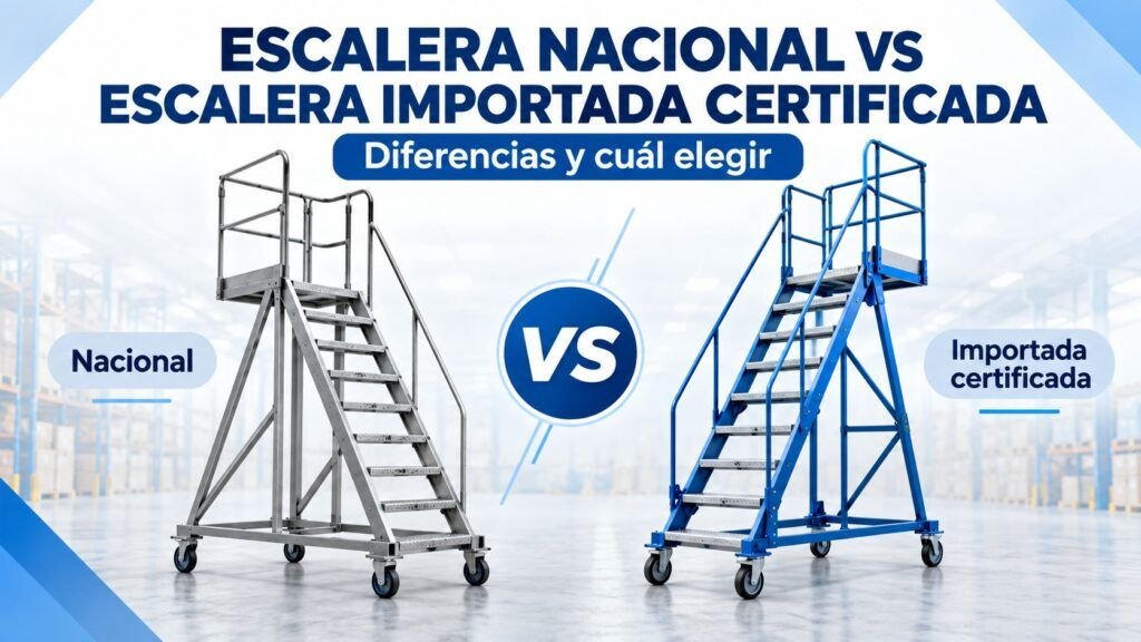 Escalera nacional vs escalera importada certificada diferencias y cuál elegir